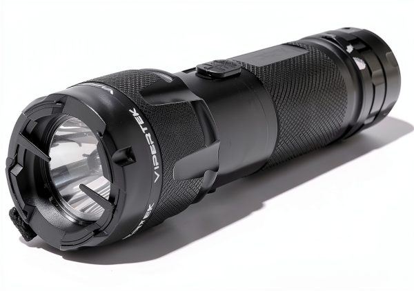 VIPERTEK Stun Gun Rechargeable Self Defense LED Flashlight-2