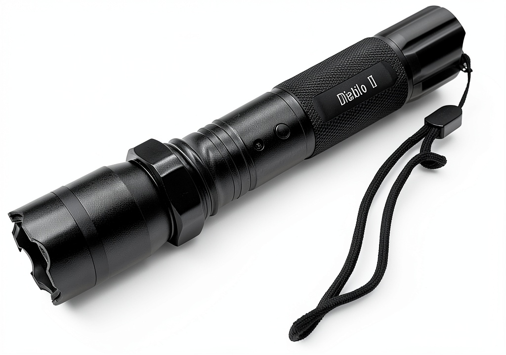 Guard Dog Stun Flashlight used during a night hike