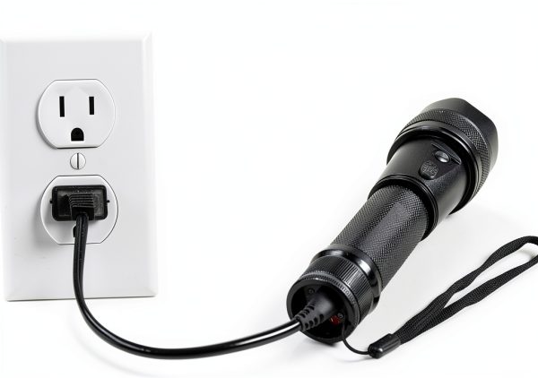 POLICE Stun Gun Flashlight Rechargeable Self Defense Tool-4