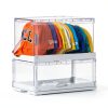 Vtopmart White Hat Storage Box Stackable Plastic Organizer-5