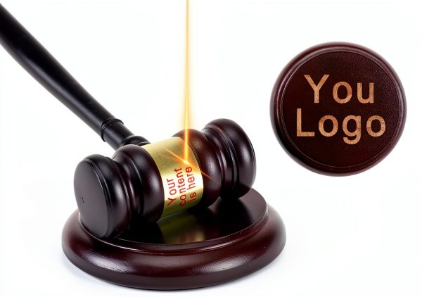 PFTPOW Custom Wooden Gavel Set Office Product-3