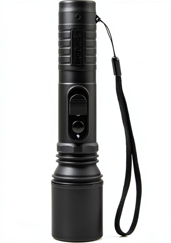 Police Stun Gun Flashlight Self Defense-1