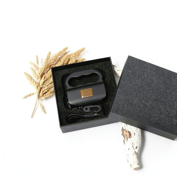 YOUBOHUI Stun Gun Rechargeable Black Safety Switch STG-0258-6