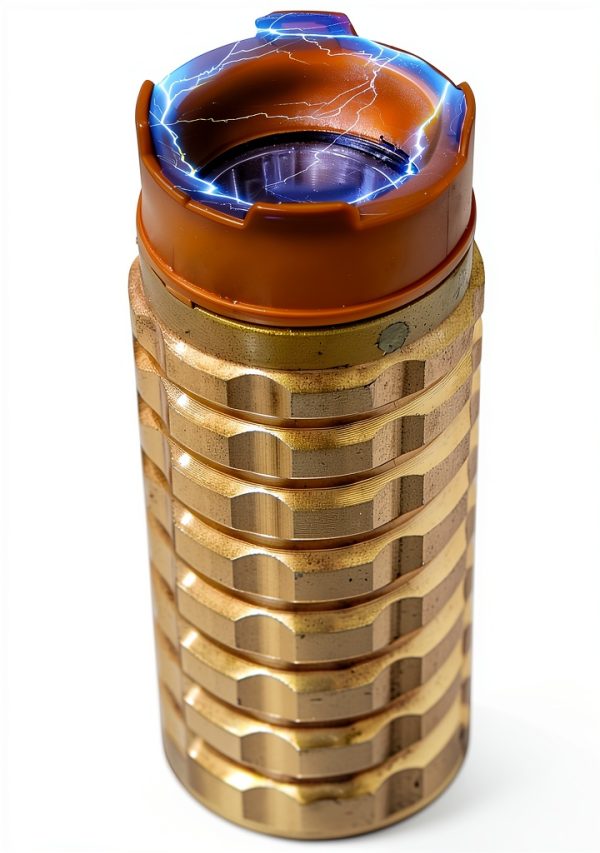 Recolorfine Stun Gun Metal Self Defense Gold HR008-1