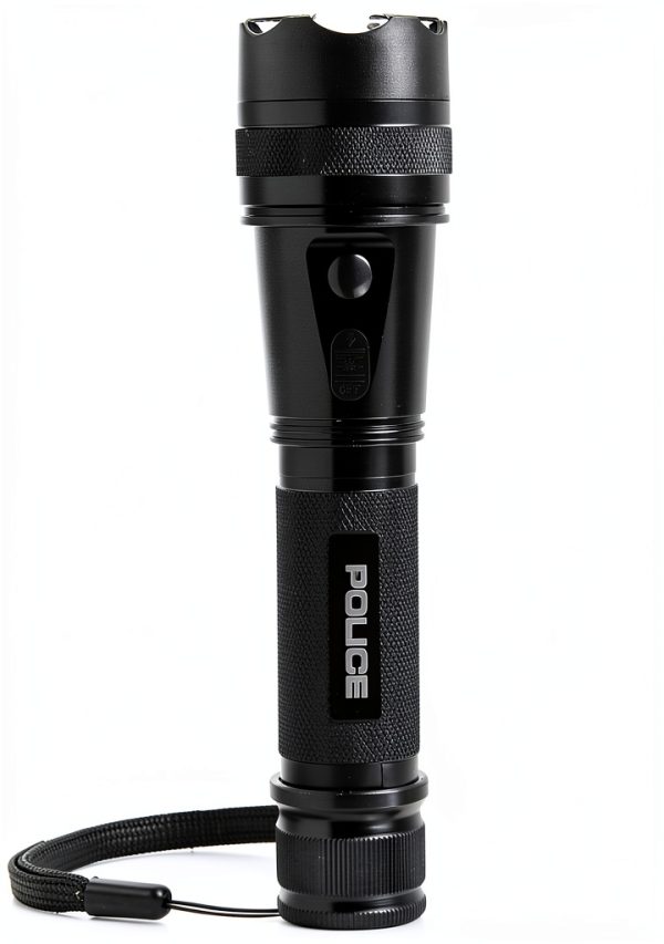 POLICE Stun Gun Flashlight Rechargeable Self Defense Tool-0