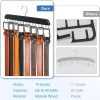 Resovo Belt Hanger Wood Closet Organizer for Belts Ties-2