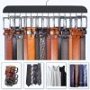 Resovo Belt Hanger Wood Closet Organizer for Belts Ties-1