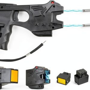 Lingrosered Stun Gun 8000KV Rechargeable LED Flashlight-0