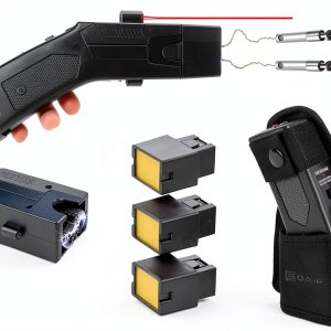 GOAEO Stun Gun for Women Self Defense LED Flashlight-0