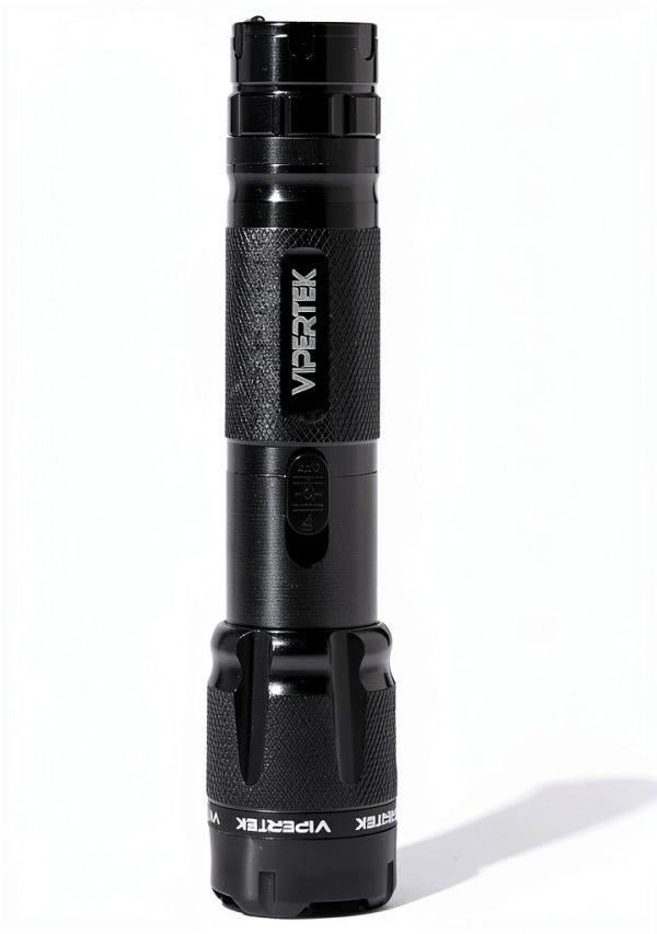 VIPERTEK Stun Gun Rechargeable Self Defense LED Flashlight-3