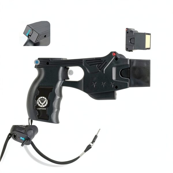 Lingrosered Stun Gun 8000KV Rechargeable LED Flashlight-3