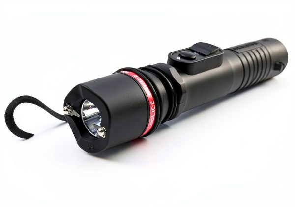 Police Stun Gun Flashlight Self Defense-3