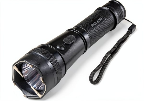 POLICE Stun Gun Flashlight Rechargeable Self Defense Tool-1