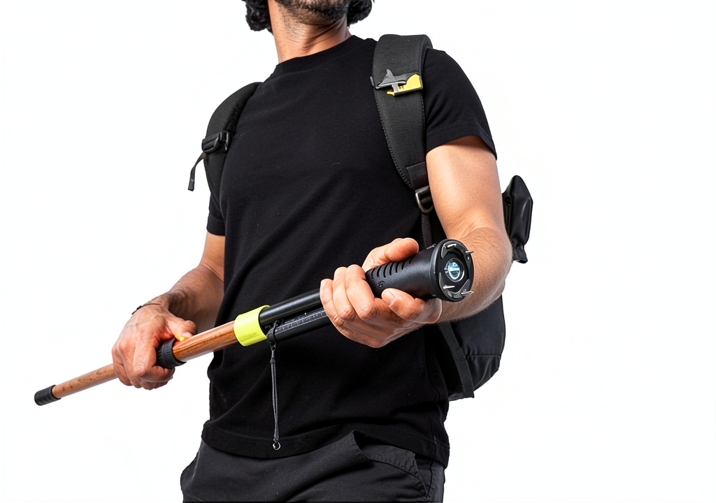 Zap Stun Gun being held in a hand for personal safety