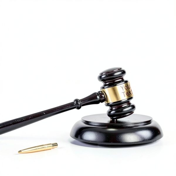 PFTPOW Custom Wooden Gavel Set Office Product-6