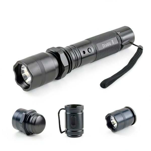 Stun Flashlight Guard Dog Aluminum Rechargeable-5
