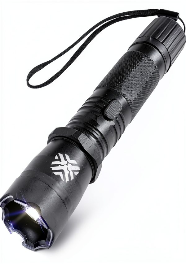 Tactical Stun Flashlight Pain Safari 9000V-0