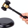 Glamorway Wooden Gavel and Block Set Office Decor-0