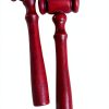 Pwenjofy Wood Judge Gavel 24 Pcs Mini Hammers-5