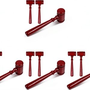 Wooden Judge Gavel Totority Mini Handheld-0