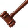 Wooden Gavel Seadiquiet Classic Courtroom Prop-0