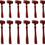 Pwenjofy Wood Judge Gavel 24 Pcs Mini Hammers-0