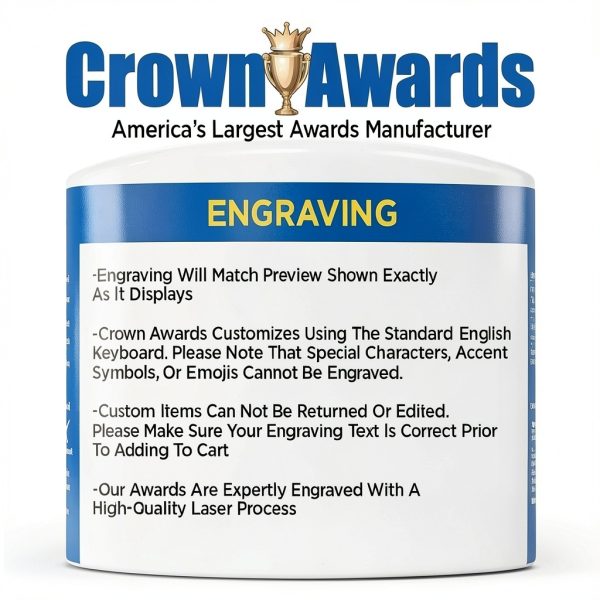 Crown Awards Acrylic Gavel Trophy Custom Engraved-1