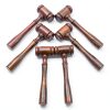 Pwenjofy Wood Judge Gavel 24 Pcs Mini Hammers-2