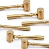 Wooden Gavel Framendino Mini Judge Hammer 6 Pack-0