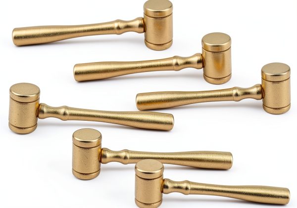 Wooden Gavel Framendino Mini Judge Hammer 6 Pack-0