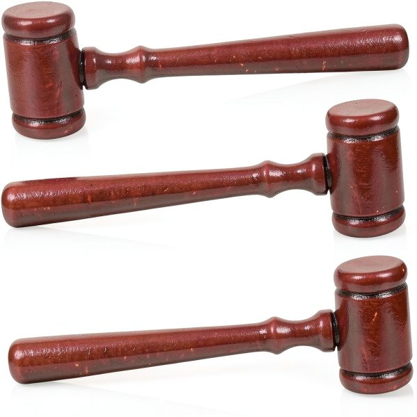 Wooden Judge Gavel Totority Mini Handheld-2