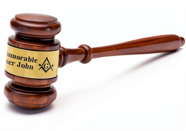 Executive Gift Shoppe Masonic Gavel Brown-0