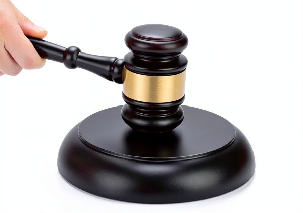 Glamorway Wooden Gavel and Block Set Office Decor-2