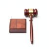 Wooden Gavel Gavels Fast Custom Engraved 10 1/4" Length with Block-4
