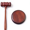wfljl Walnut Wooden Gavel and Block Set 17cm Handcrafted Courtroom-1