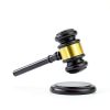 Apexstone Wooden Gavel 9.65 Inch Round Mallet Natural Brown-1