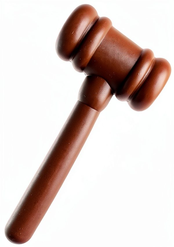 Wooden Gavel by Kryoflare Cartoon Style Desk Accessory – Judge Prop-1