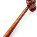 Wooden Courtroom Gavel DaDa MFG – 6in Handle, 1.1in Head, Auction Sale-0