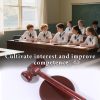 Skrfren Walnut Gavel and Block Set 17cm Handcrafted Wooden Mallet-2