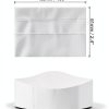 PATIKIL 61x103mm PVC Perforated Shrink Bands, 400Pcs Heat Shrink Seal Wrap Fit for 50ml Essential Oil Bottles Jars Cans Tins Fit for 2.9-3inch Cap Diameter, Clear-1
