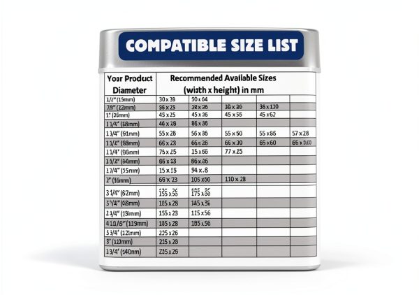 45 x 23 mm GOLD Perforated Shrink Band for Liquid Bottles of Many Types Fits 3/4" to 1" Diameter - Pack of 250-6