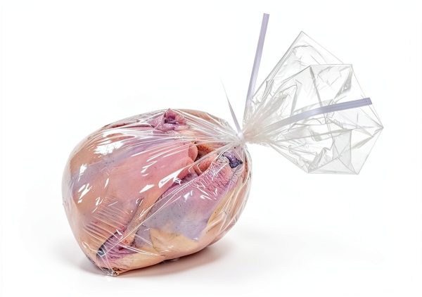 50 Pcs Poultry Shrink Bags, 10x16 Inch Chicken Shrink Wrap Bags, BPA/BPS Free Heat Shrink Bag for Food Storage and Keeping Fresh, Include Silicone Straw and 50 Zip Ties-5