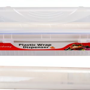 Plastic Wrap Dispenser Dashi 12in x 3.5in BPA-Free with Slide Cutter-0