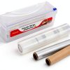 Plastic Wrap Dispenser Dashi 12in x 3.5in BPA-Free with Slide Cutter-4