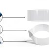 45 x 23 mm GOLD Perforated Shrink Band for Liquid Bottles of Many Types Fits 3/4" to 1" Diameter - Pack of 250-2