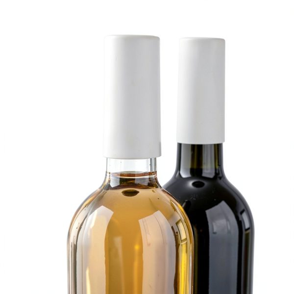 Kichvoe 100pcs Red Wine Bottle Sealing Film Heat Shrink Stopper Bottle Stoppers Shrink Wrap Caps Covers Wine Film Wedding Pvc Sleeve White-4