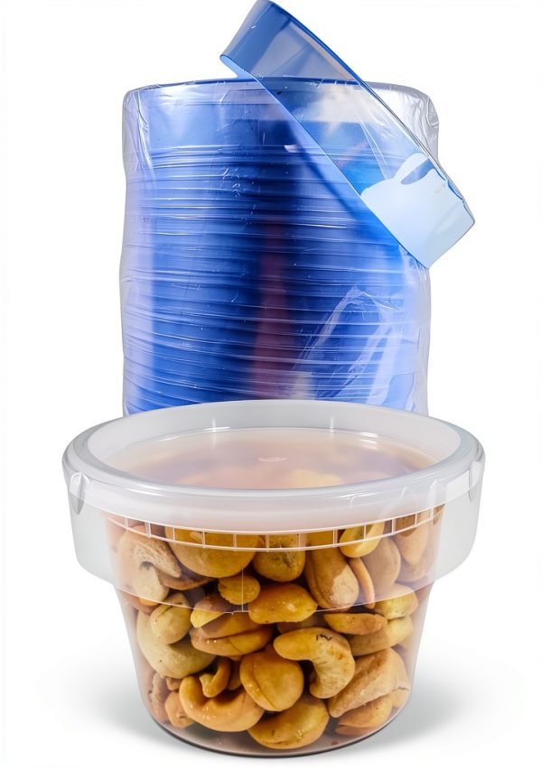 Clear Shrink Bands PTG 250 Pack for 8‑32 oz Round Soup Containers-7